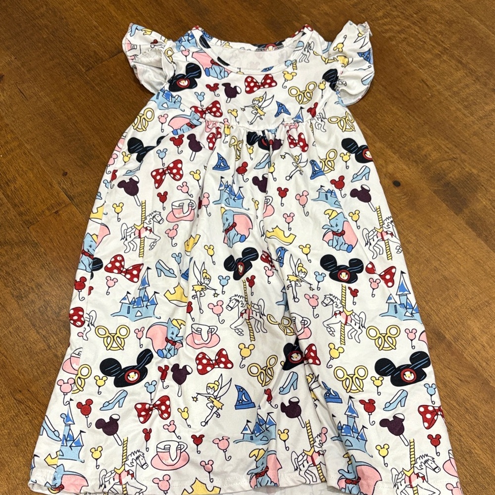 Colorful Kids Dress with Fun Print
